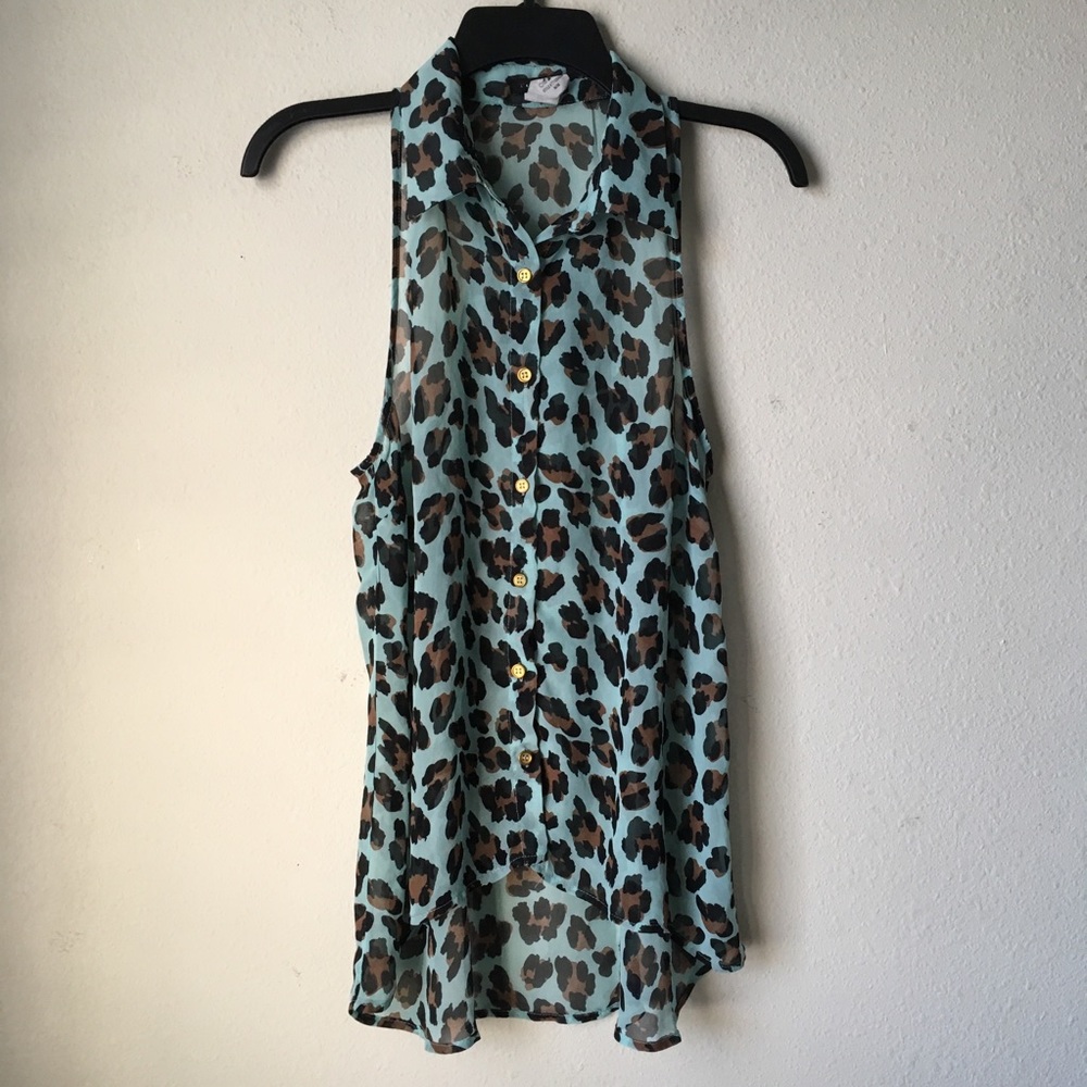 Animal Print Tank Top